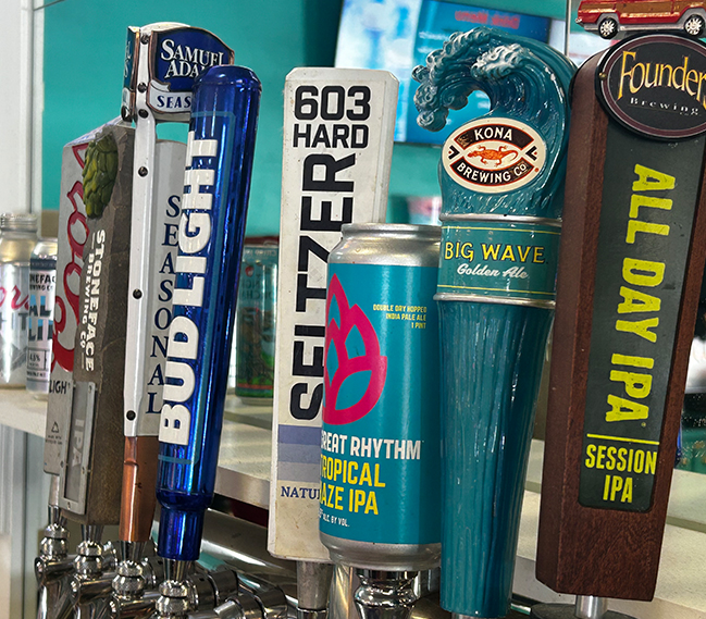 beers on tap
