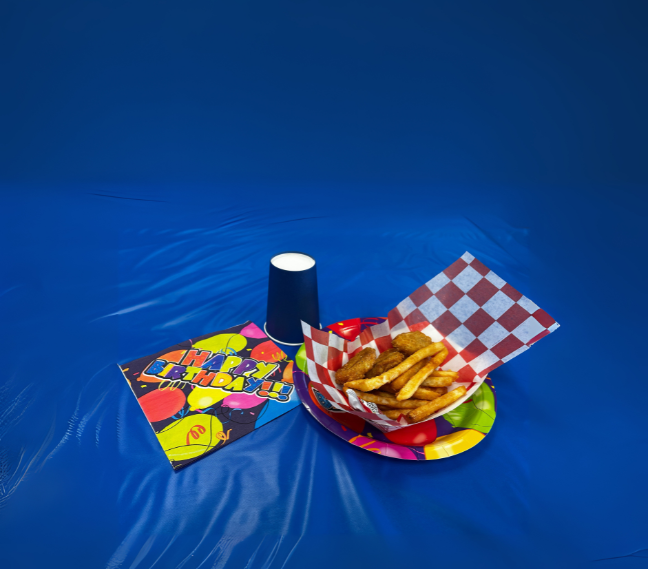 Chicken tenders and fries